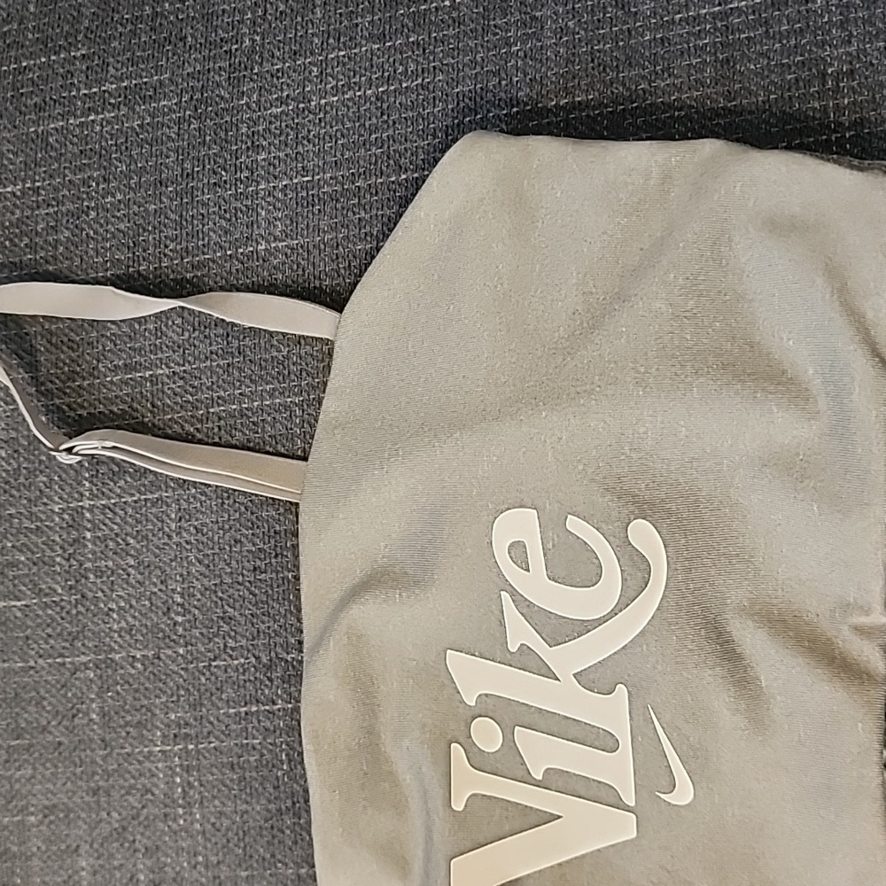 Nike Tan Bralette with Logo, Size Small - Picture 3 of 9